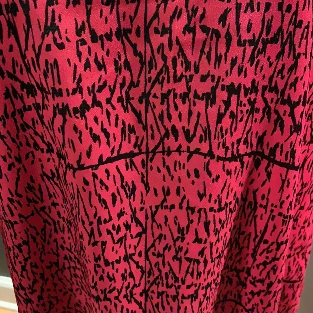 Bcbgeneration Pink/Blk Pattern High-Low Tank Maxi - image 4